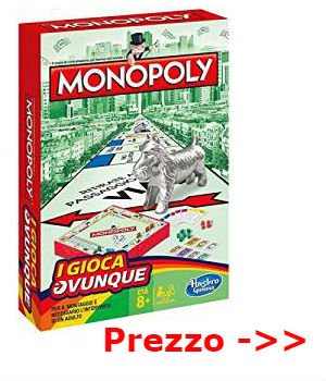 giochi scatola da viaggio Monopoly